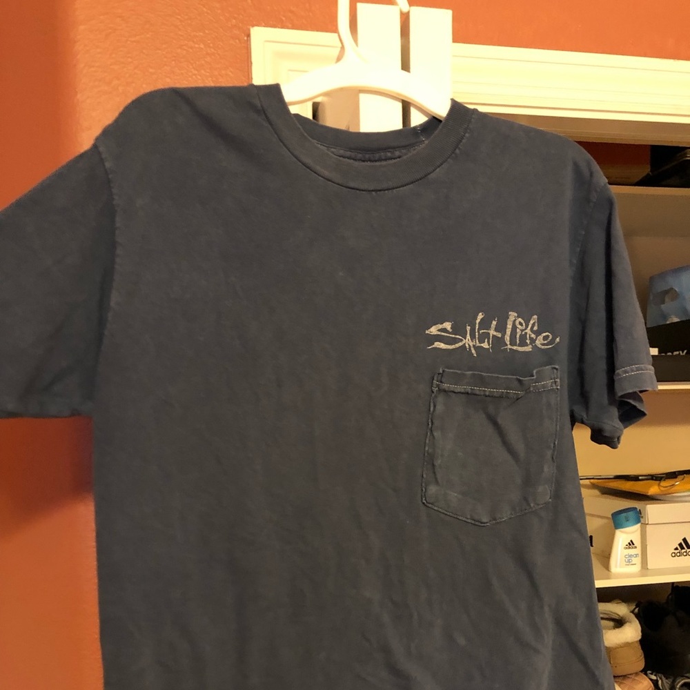 Salt life Navy T-shirt
